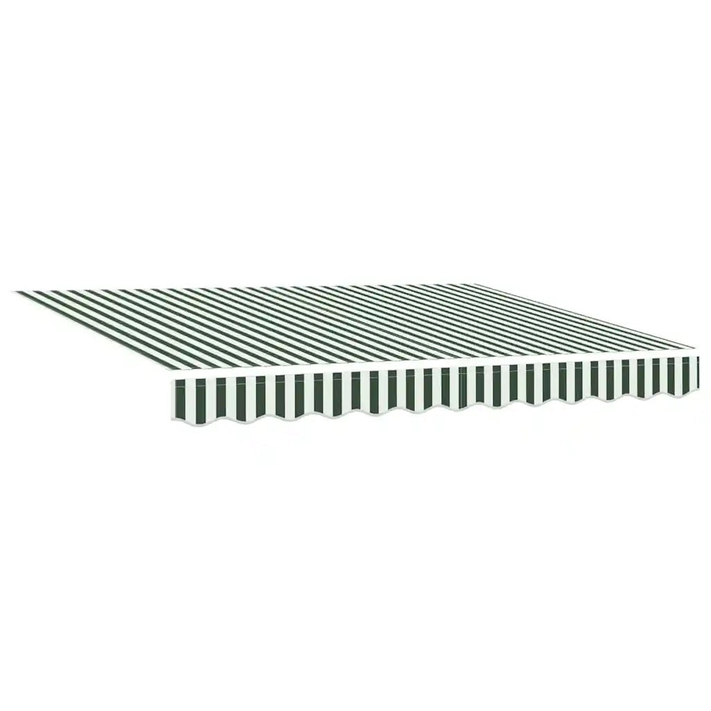 Telo di ricambio per tenda da sole Verde e Bianco 280 x 245 cm 42000656