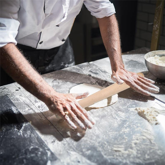 SET 3 MATTARELLI  IN LEGNO DI FAGGIO 60 CM NATURALE