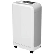 Deumidificatore 12L/giorno ¨C zephmum ¨C Serbatoio 2.5L, Timer 24h, Display Digitale, Ruote, Bianco