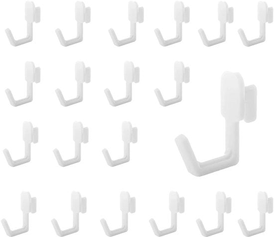 Pegboard a V con 20 pezzi - Hanger per garage - Organizzatore di attrezzi - Antiscivolo - Installazione facile - Hanger per organizzare