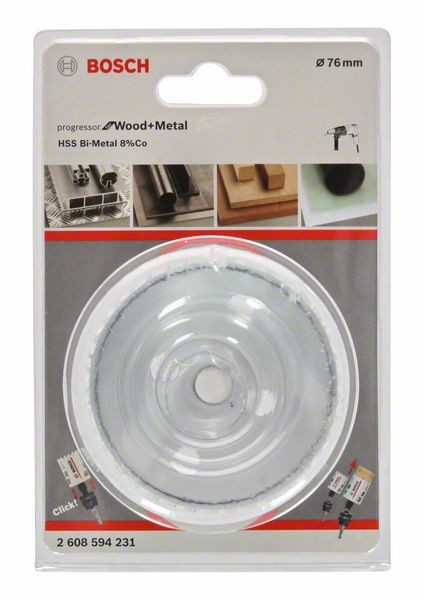 2608594231 - Sega a tazza,  76 mm Progressor for Wood and Metal