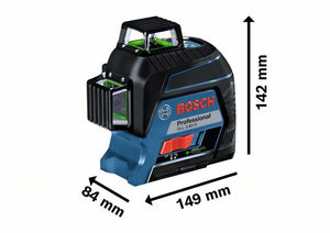 Livella laser raggio verde 3 prismi Bosch GLL 3-80 G