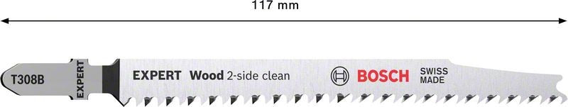 2608900550 - Set 3 lame per seghetto alternativo T 308 B EXPERT for wood