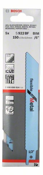 2608656014 - Set 5 lame per sega universale S 922 BF Flexible for Metal