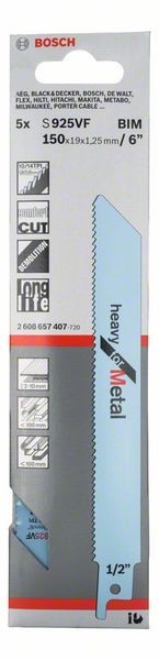 2608657407 - Set 5 lame per sega universale S 925 VF Heavy for Metal