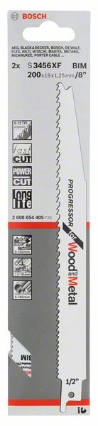 2608654405 - Set 2 lame per sega universale S 3456 XF Progressor for Wood and Metal