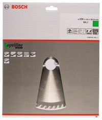 2608641192 - Lama per sega circolare Optiline Wood 235 x 30/25 x 2,8 mm, 60