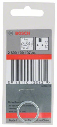 2600100197 - Anello riduttore per lame per sega circolare 20 x 16 x 1,2 mm