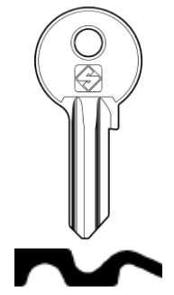 SILCA CHIAVE PORTA WA2 confezione da PEZZI 5