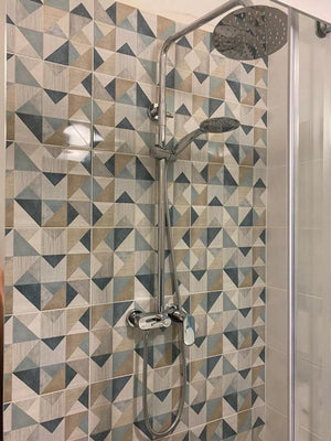 Colonna doccia con miscelatore esterno Milos Mixer