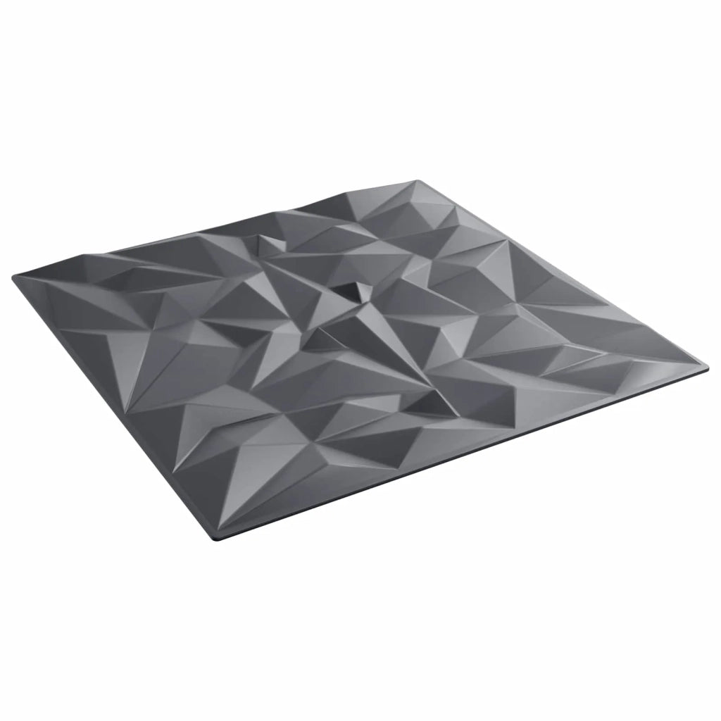 Pannelli da parete 12 pcs Grigio ametista 50 x 50 cm