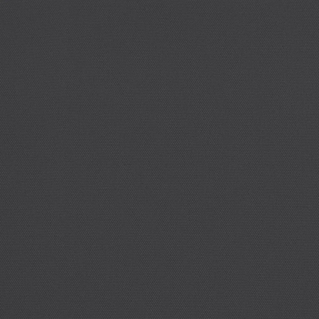 Ombrellone da Giardino con Palo in Legno Nero 196x231 cm 363165