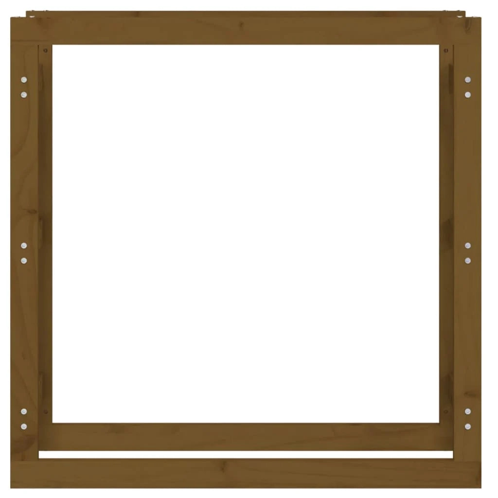 Portalegna 100 x 25 x 100 cm in legno di pino color miele 02_0044811