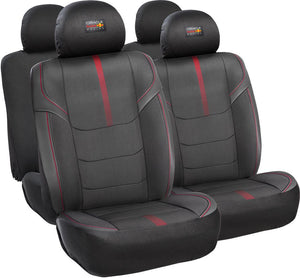 Set Coprisedile Powerbar II Nero/Rosso