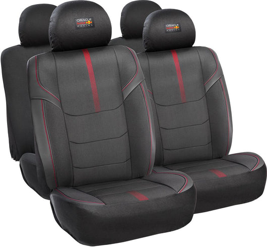 Set Coprisedile Powerbar II Nero/Rosso