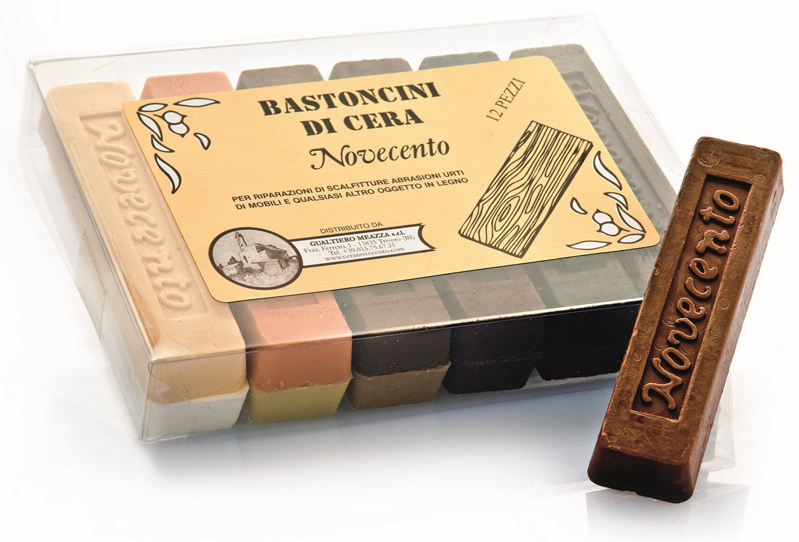 bastoncino di cera colore ciliegio cod:ferx.12698