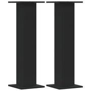 Portavasi mobili per fiori set da 2 30 x 30 x 95 cm legno ingegnerizzato nero 02_0045284