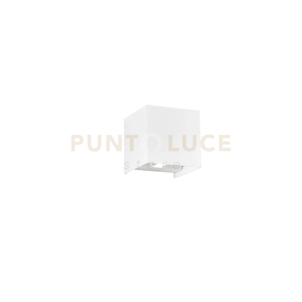 APPLIQUE BIEMISSIONE LED ALFA BIANCA 20W 1800LM CCT 3000K / 4000K IP54 12X12X12CM