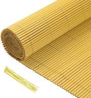 Schermo di separazione per giardino e terrazza 0,9x5m, resistente al vento e al tempo, UV resistente, per uso esterno.