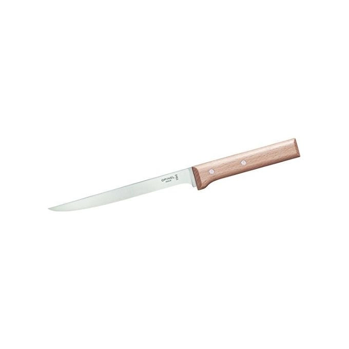 Opinel 1821 Parallele Coltello da Filettatura Lama 18 cm in Acciaio Inox X50CrMoV15 Manico in Legno di Faggio colore Naturale