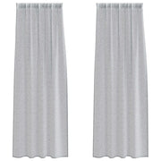 Tenda in Velo 2 pz Grigio scuro 225 x 140 cm Poliestere