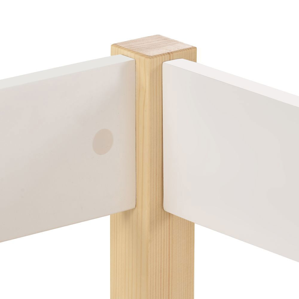 Letto a castello per bambini - Xylo - 90x200cm - Pino quercia bianco