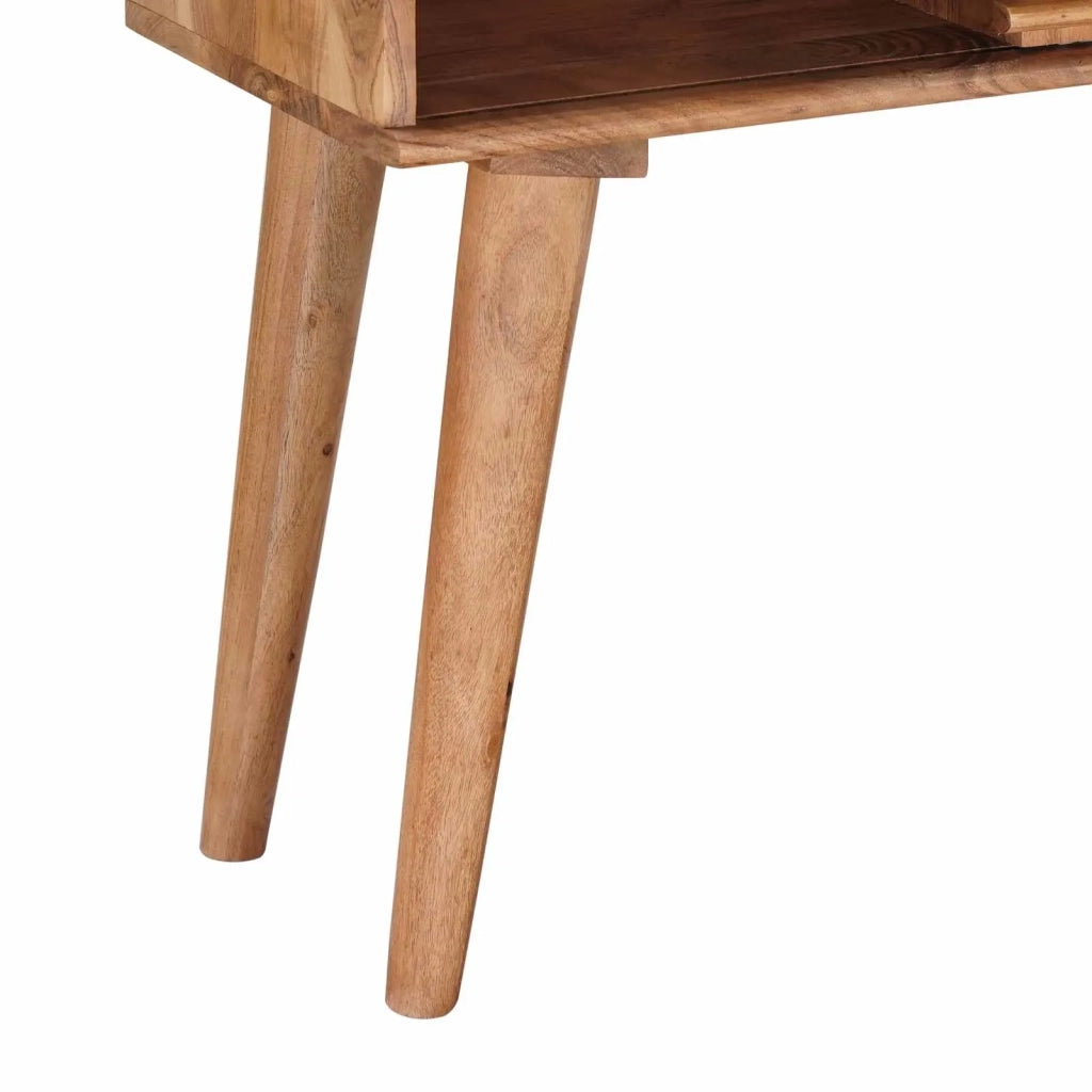 Tavolino fatto a mano Marrone Teak 100 x 30 x 75 cm