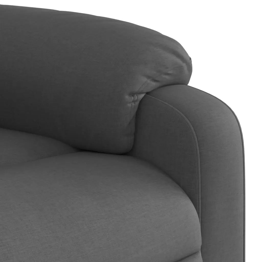 Divano Sedia-Poltrona reclinabile in tessuto grigio scuro 813452