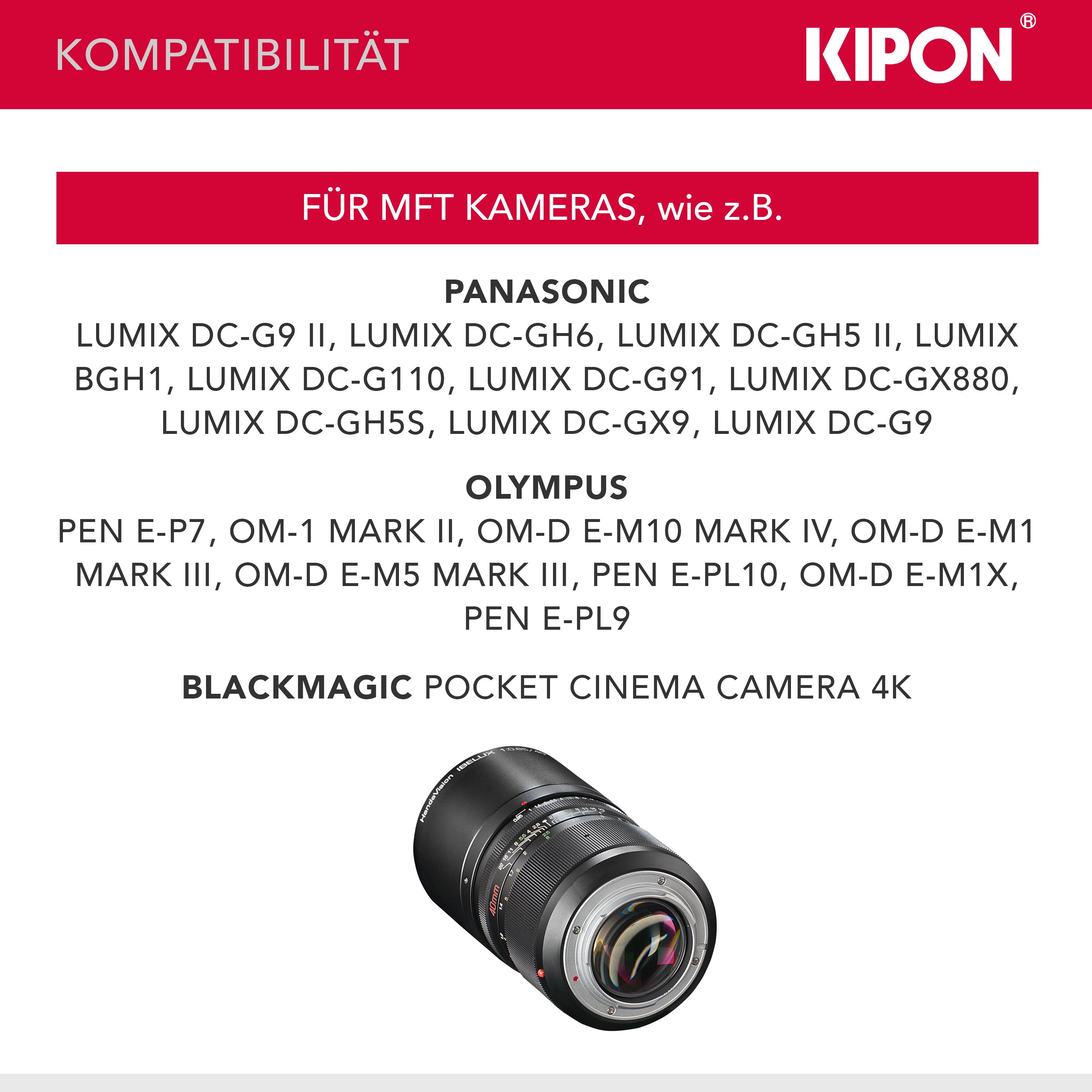 Handevision Ibelux 40mm F0,85 APS-C MFT nero