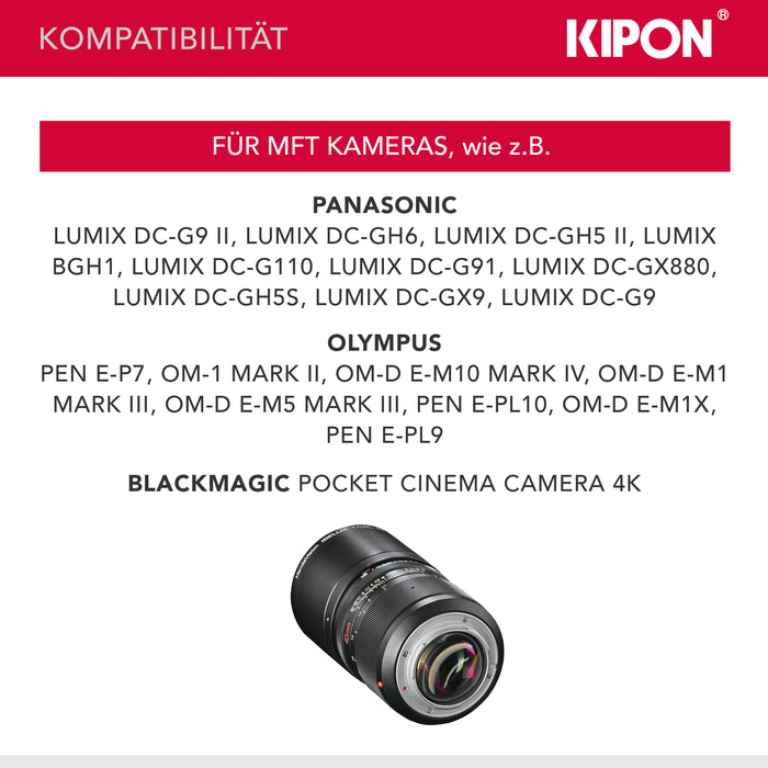 Handevision Ibelux 40mm F0,85 APS-C MFT nero