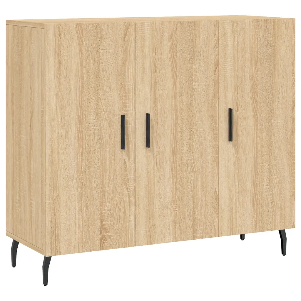 Credenza | Madia | Buffet da pranzo | Armadio da pranzo Rovere Sonoma 90x34x80 cm in Legno Multistrato