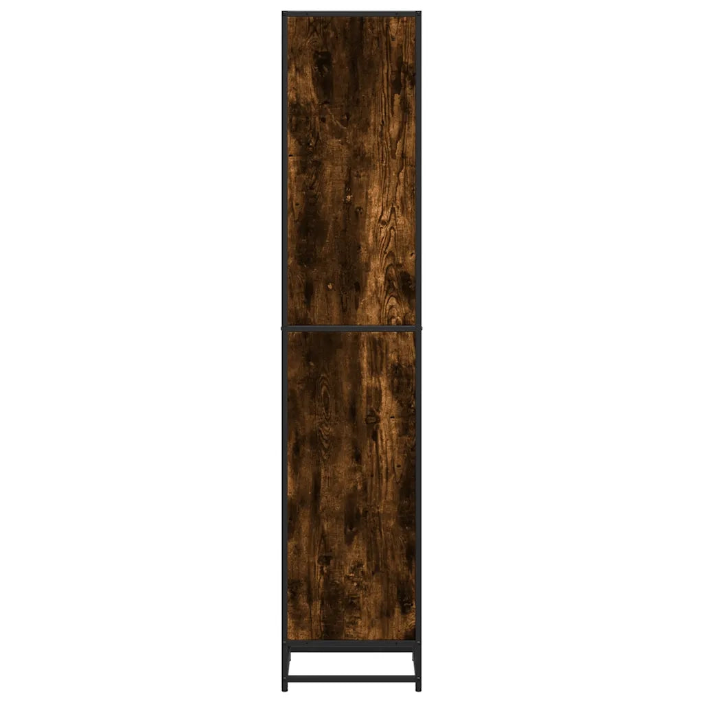 Libreria Rovere Fumo 40x35x170,5 cm in Legno Multistrato