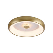 Plafoniera LED 29W 46,5cm ottone opaco con telecomando