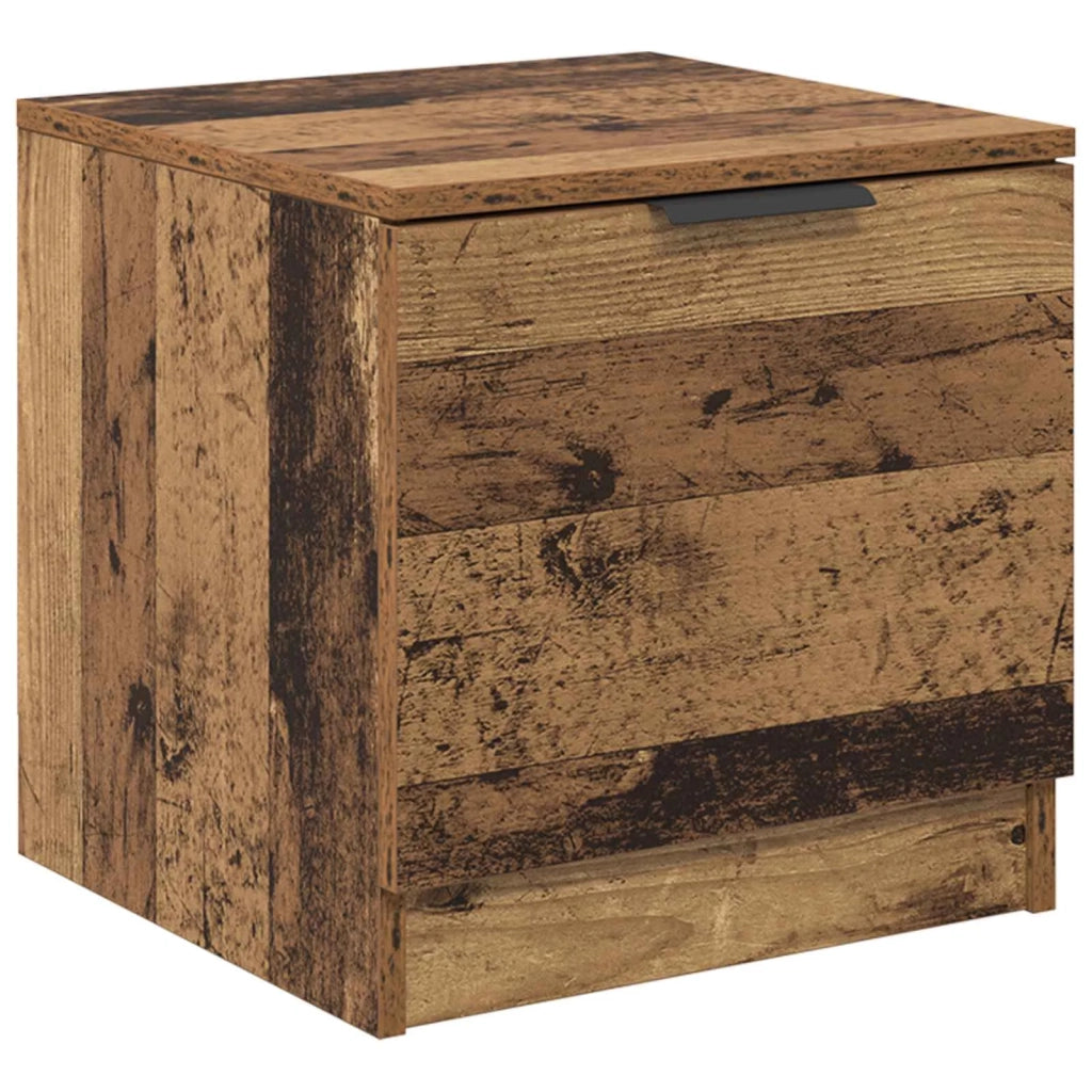 Armadietto per letto 2 pz Legno vecchio 40 x 39 x 40cm CFW6228022