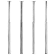 Gambe Telescopiche per Tavolo 4 pz Cromate 710-1100 mm cod mxl 72276