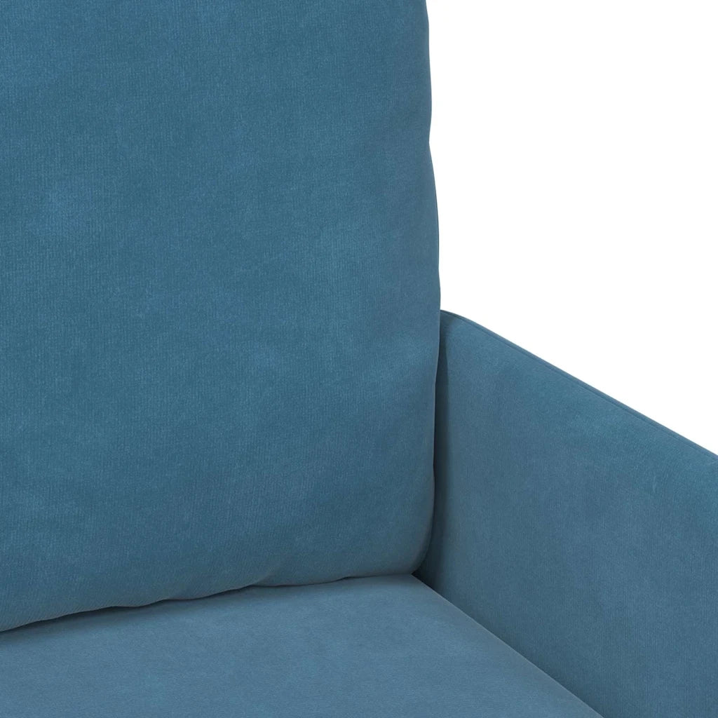 Divani con cuscino 55cm Blu Legno compensato