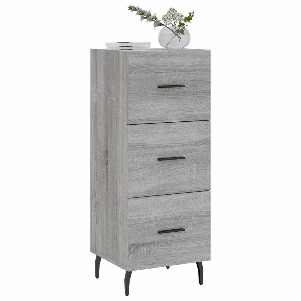 Credenza Grigio Sonoma 34,5x34x90 cm in Legno Multistrato 828626