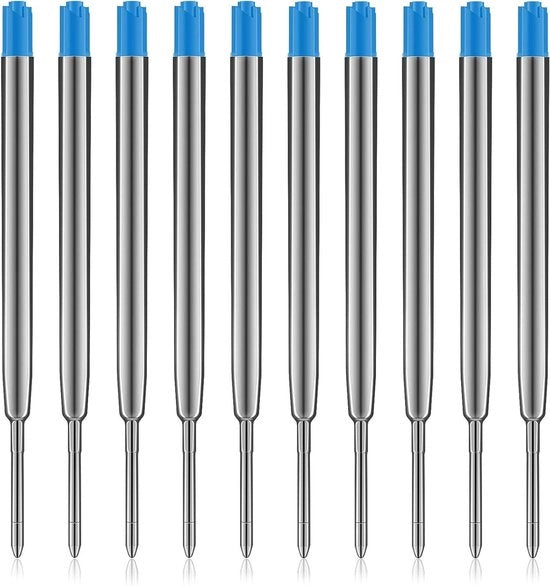 Vite per penna sostituibile - 10 pezzi - 1 mm punta media - Vite per penna per uso quotidiano a scuola e ufficio