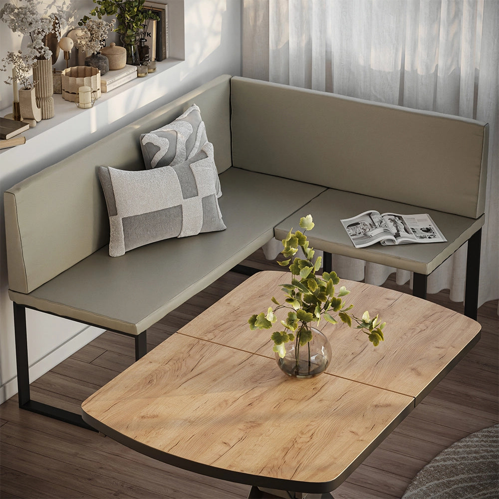 Vicco panca ad angolo Cachemire 120 x 150 cm