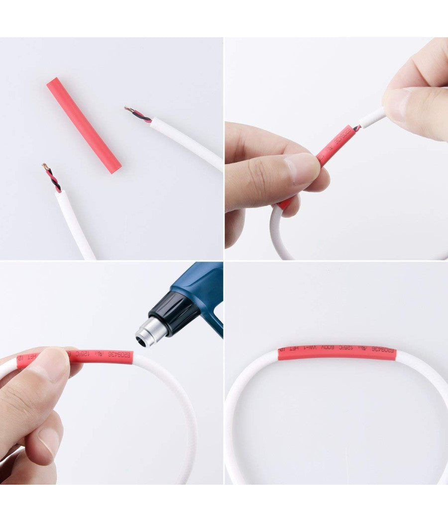 127 Guaine Guaina Termorestringenti Termoretraibile Termoretrattile Assortite         