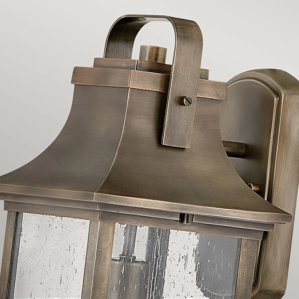 Applique esterna Grant bronzo ossidato E27 IP44 Quintiesse