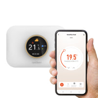 Avidsen Termostato da incasso Smart Wi-fi HomeFlow Knob, controllo da App, compatibile Assistenti Vocali