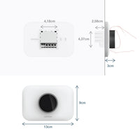 Avidsen Termostato da incasso Smart Wi-fi HomeFlow Knob, controllo da App, compatibile Assistenti Vocali