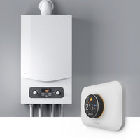 Avidsen Termostato da incasso Smart Wi-fi HomeFlow Knob, controllo da App, compatibile Assistenti Vocali