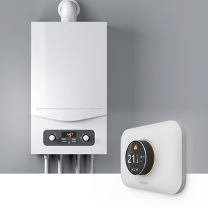 Avidsen Termostato da incasso Smart Wi-fi HomeFlow Knob, controllo da App, compatibile Assistenti Vocali