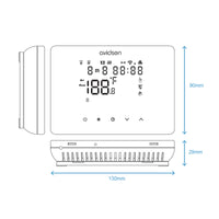 Termostato Wi-Fi Smart HomeTemp Programmabile bianco - Controlli Touch - Avidsen 127073