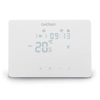 Termostato Wi-Fi Smart HomeTemp Programmabile bianco - Controlli Touch - Avidsen 127073