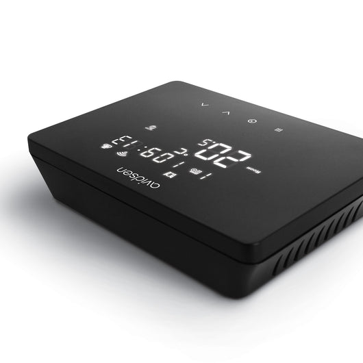 Cronotermostato Wi-Fi filare HomeTemp colore nero - Compatibile Google e Alexa - 127073