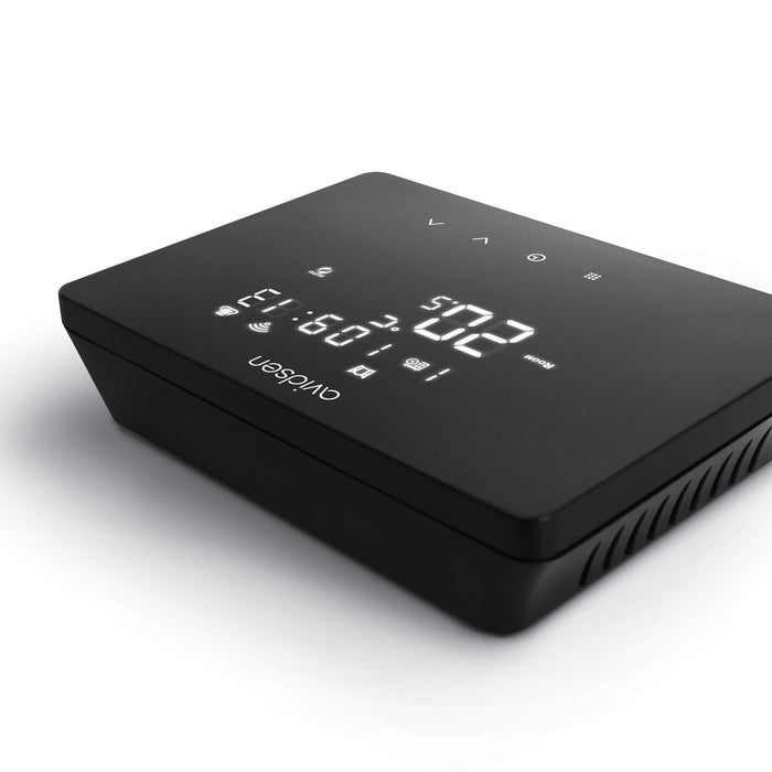 Cronotermostato Wi-Fi filare HomeTemp colore nero - Compatibile Google e Alexa - 127073