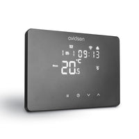 Cronotermostato Wi-Fi filare HomeTemp colore nero - Compatibile Google e Alexa - 127073